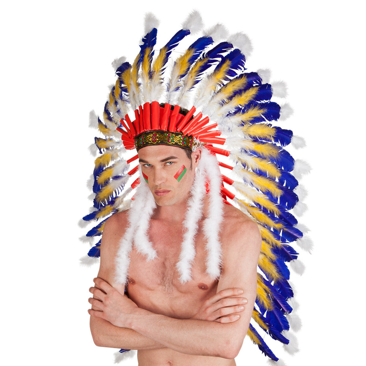 Op deze afbeelding zie je een Accessoires, van het merk Boland. Hoofdtooi Gracious Peacock
