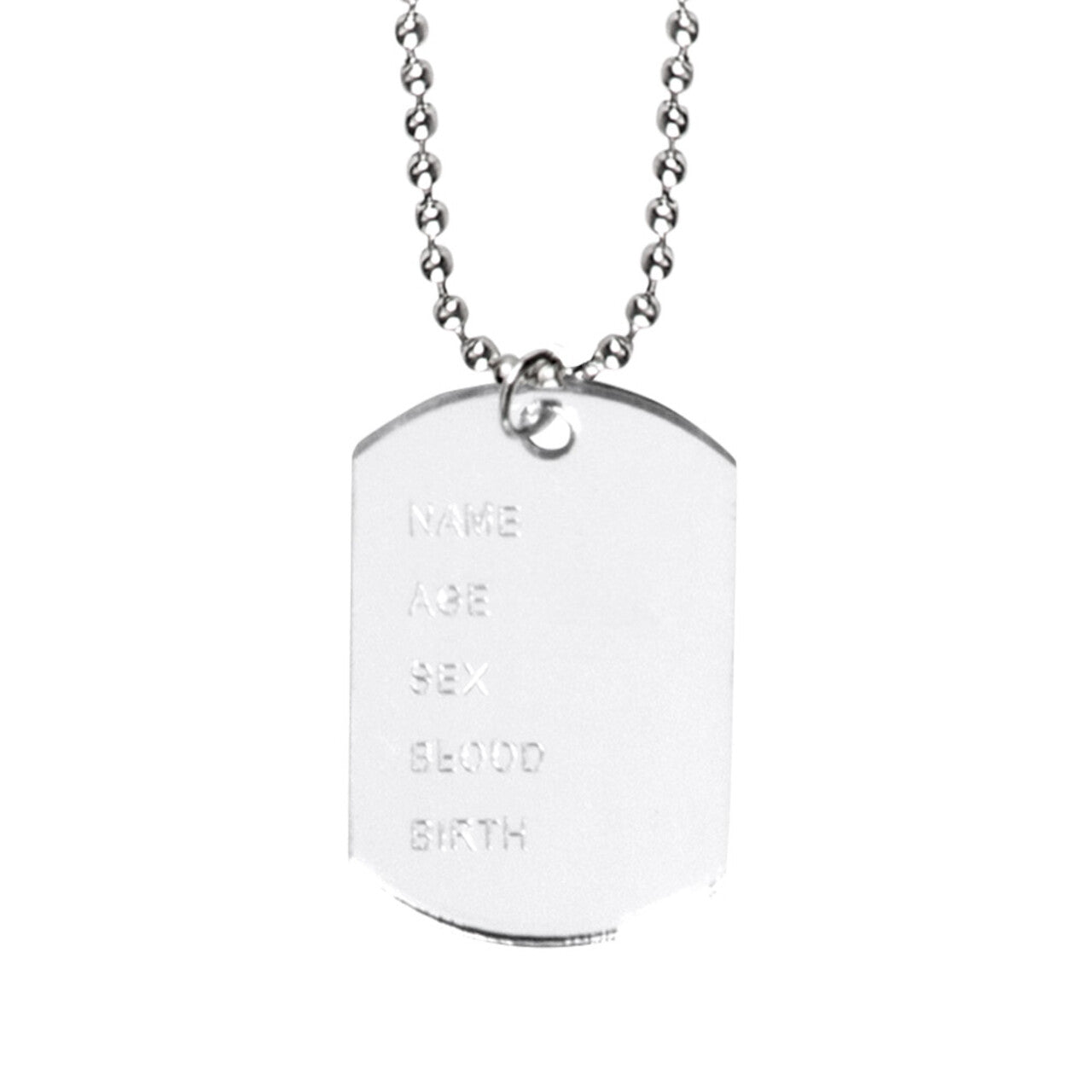 Op deze afbeelding zie je een Accessoires, van het merk Boland. Ketting Naamplaatje Dogtag