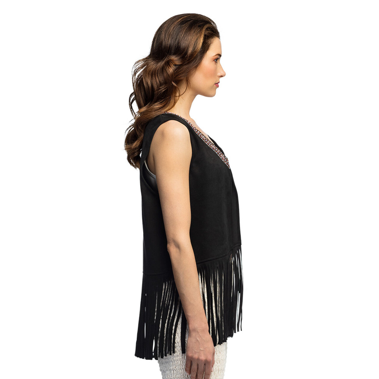 Op deze afbeelding zie je een Kostuums, van het merk Boland. Gilet Indy (M / L) Vrouw Kostuum