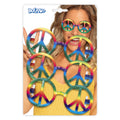 Set 3 Brillen Zonder Glas Hippie Peace