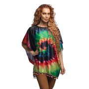 Op deze afbeelding zie je een Kostuums, van het merk Boland. Poncho Heaven Tie Dye Vrouw