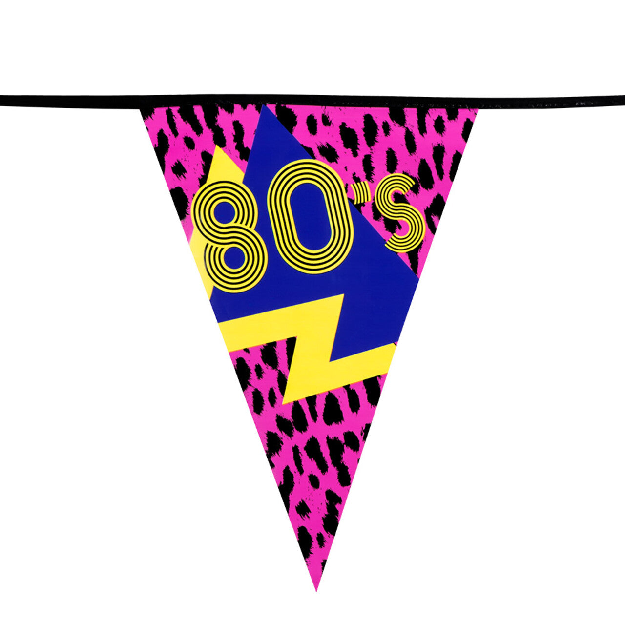 Op deze afbeelding zie je een Decoratie, van het merk Boland. Vlaggenlijn Super 80s Party