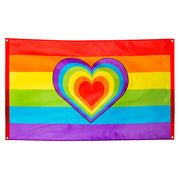 Op deze afbeelding zie je een Decoratie, van het merk Boland. Vlag Pride Regenboog Hart