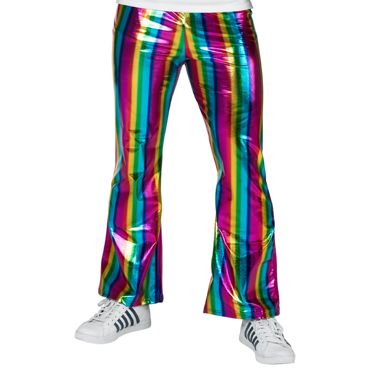 Op deze afbeelding zie je een Kostuums, van het merk Boland. Broek Regenboog Proud Man