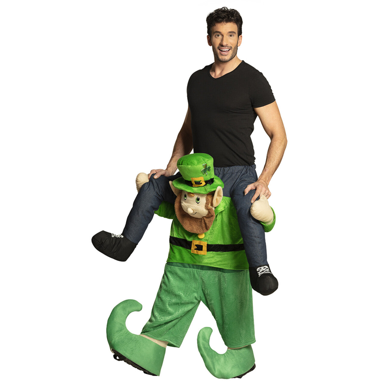 Op deze afbeelding zie je een Kostuums, van het merk Boland. Op De Rug Van Mister St. Patrick Kostuum