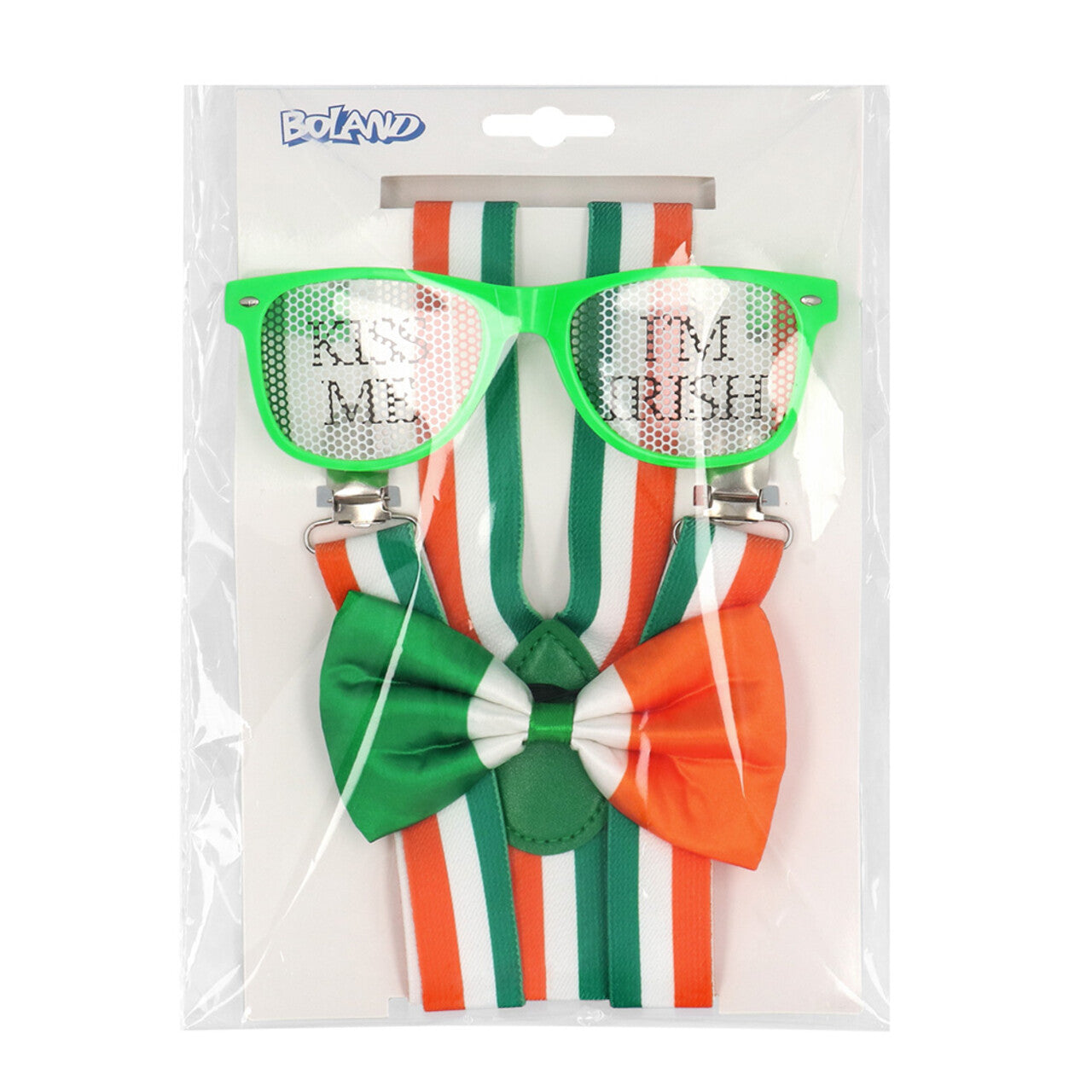 Op deze afbeelding zie je een Accessoires, van het merk Boland. Kiss Me Im Irish Set