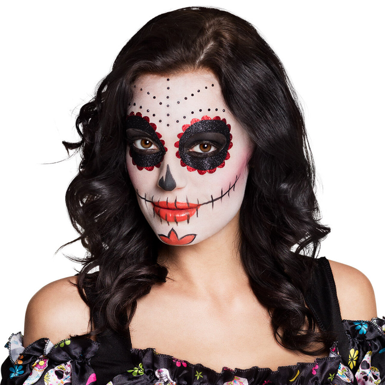 Op deze afbeelding zie je een Accessoires, van het merk Boland. Make-Up Kit Day Of The Dead Katrina