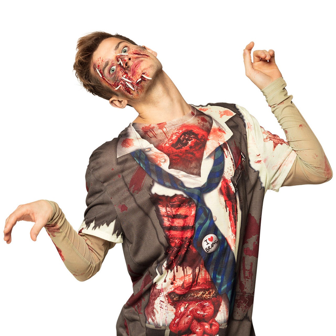 Op deze afbeelding zie je een Accessoires, van het merk Boland. Schmink Kit Zombie Rottend Vlees