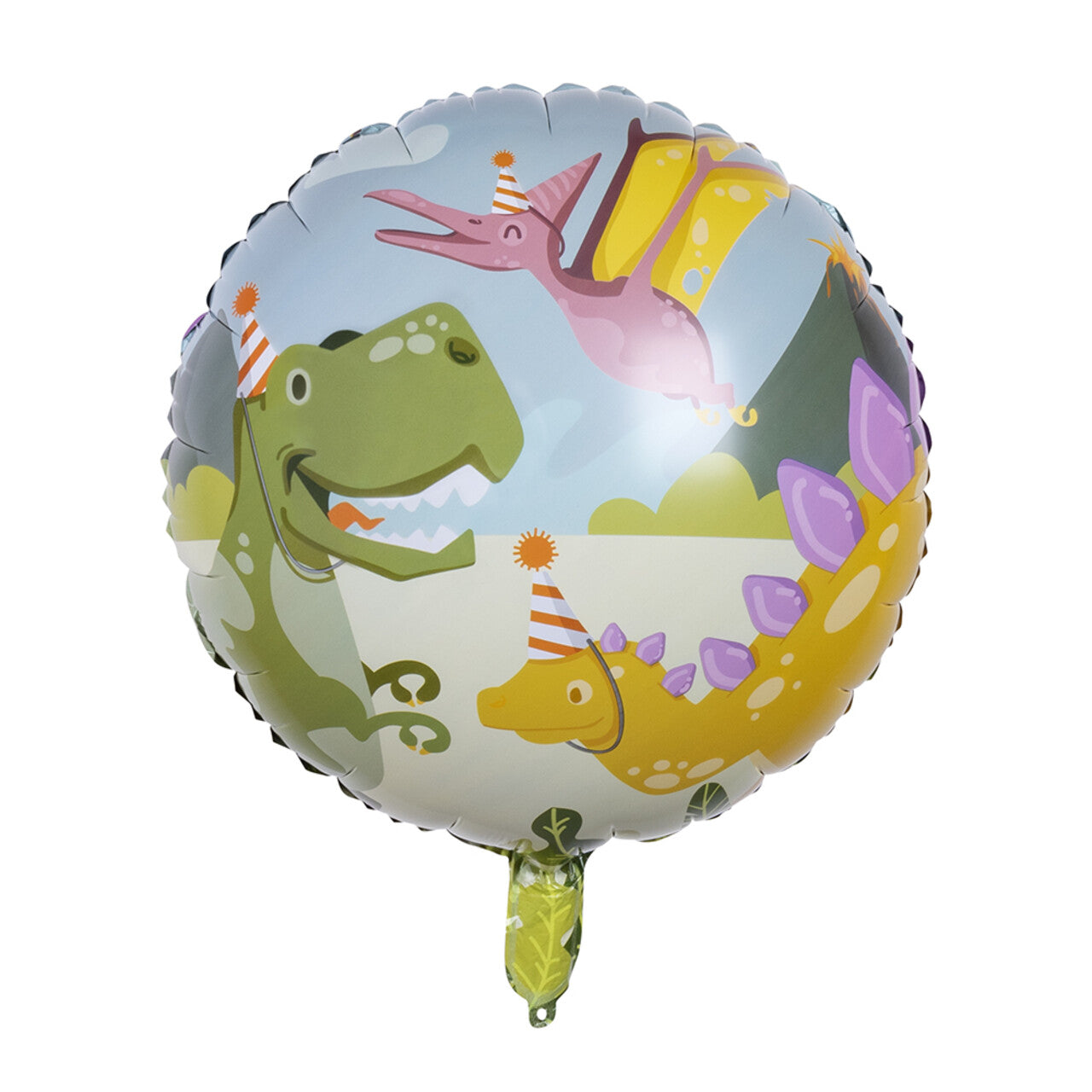 Op deze afbeelding zie je een Decoratie, van het merk Boland. Folieballon Vrolijk Dino Feestje