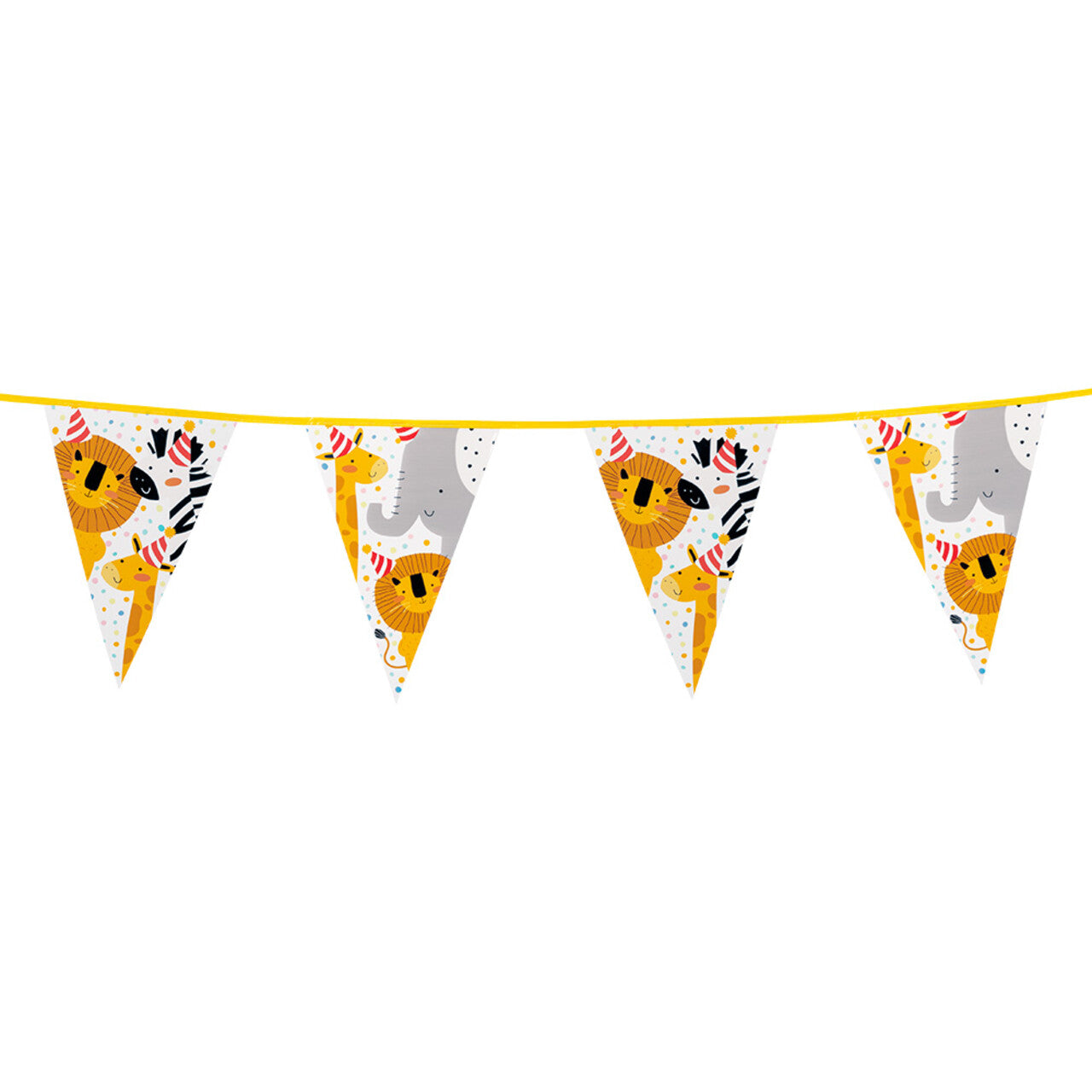 Op deze afbeelding zie je een Decoratie, van het merk Boland. Vlaggenlijn Safari Verjaardag