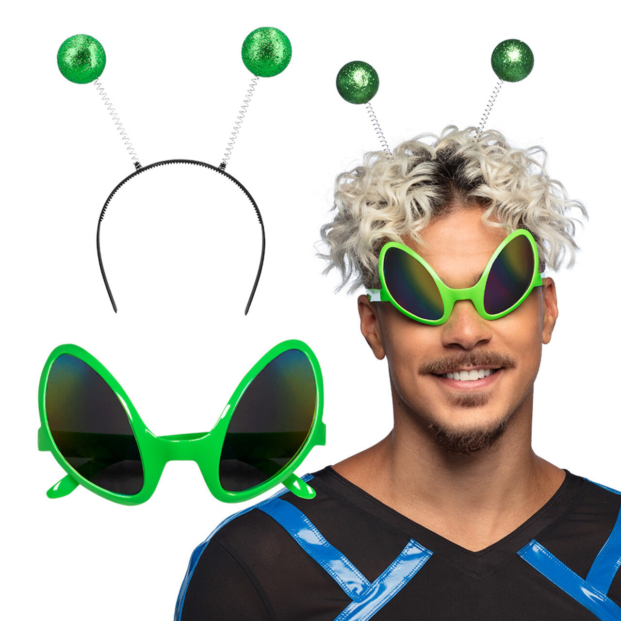 Op deze afbeelding zie je een Accessoires, van het merk Boland. Welkom Op Aarde Alien Set