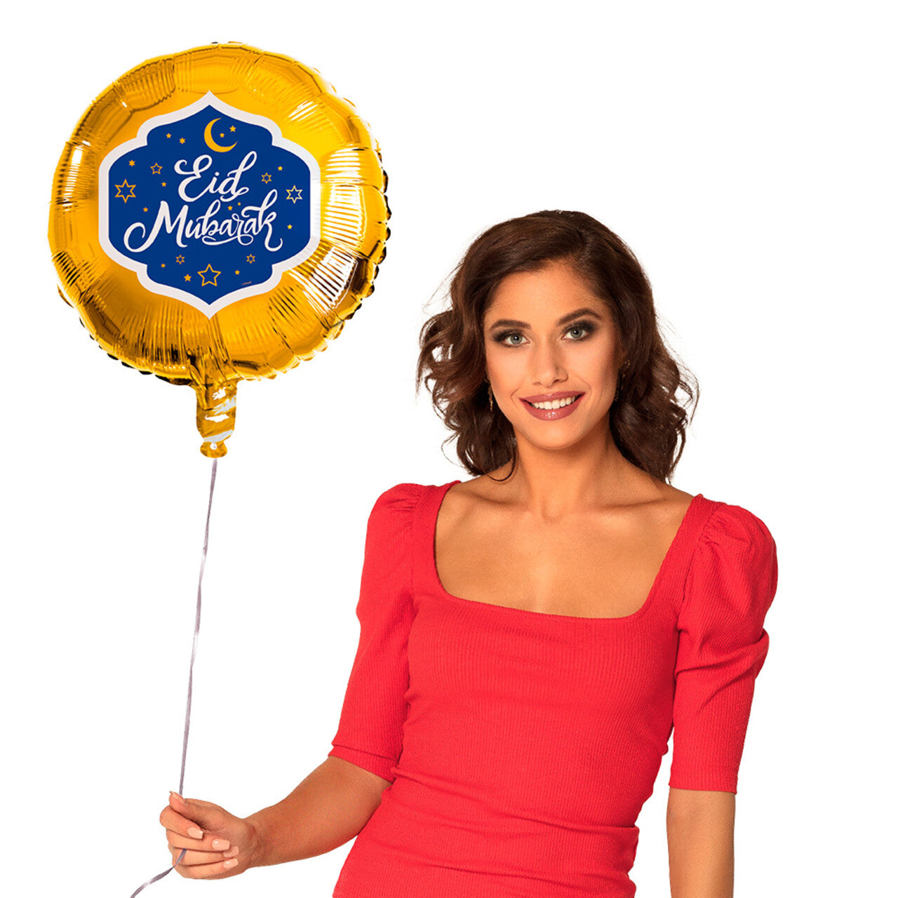 Op deze afbeelding zie je een Decoratie, van het merk Boland. Folieballon Ramadan Eid Mubarak