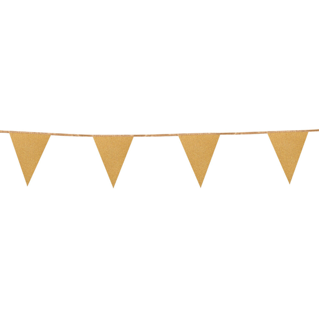 Op deze afbeelding zie je een Decoratie, van het merk Boland. Kartonnen Vlaggenlijn Golden Glitter