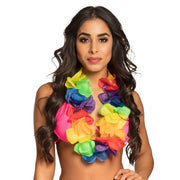 Op deze afbeelding zie je een Accessoires, van het merk Boland. Hawaïkrans Big Flowers Rainbow