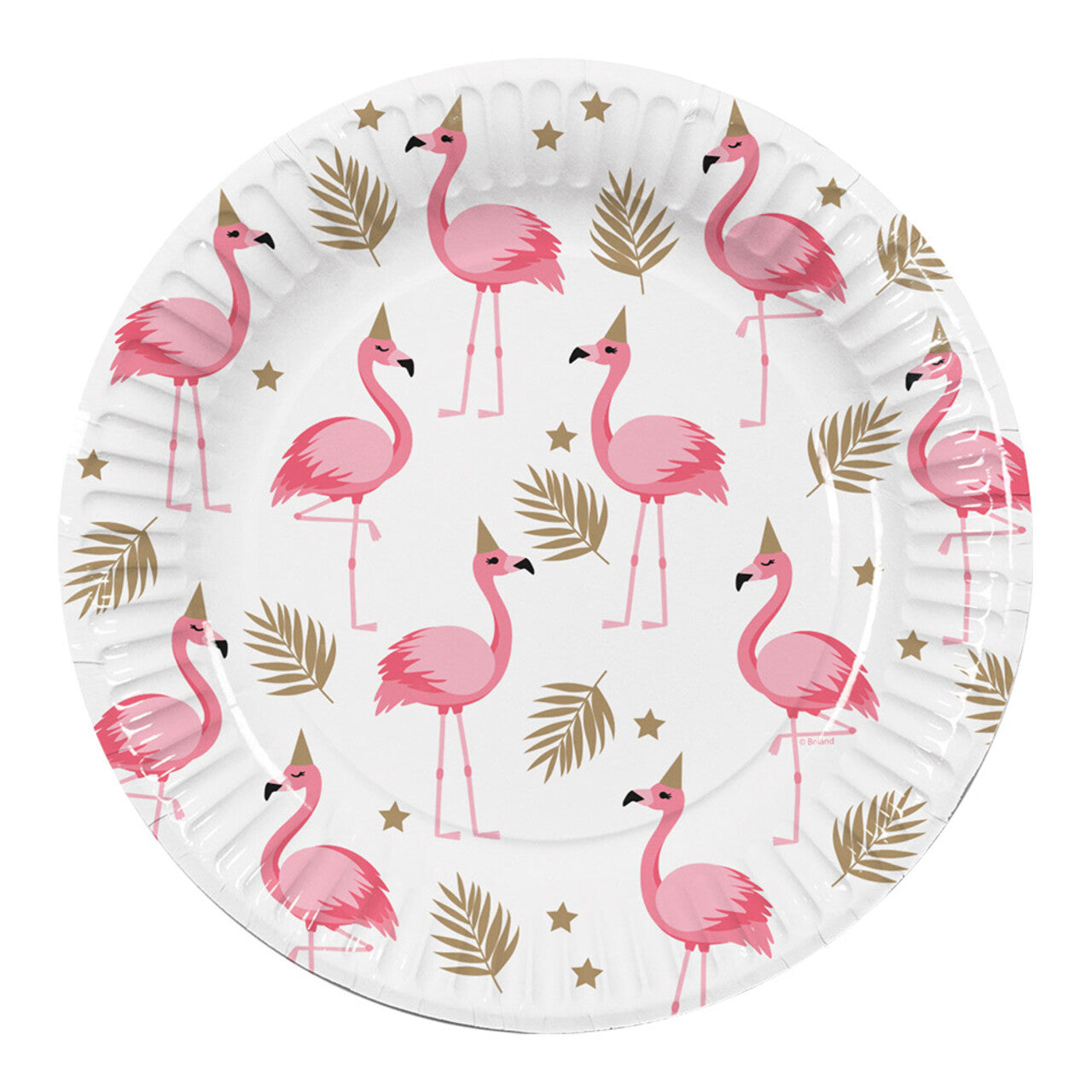 Op deze afbeelding zie je een Decoratie, van het merk Boland. Flamingo Party Bordjes 10 Stuks