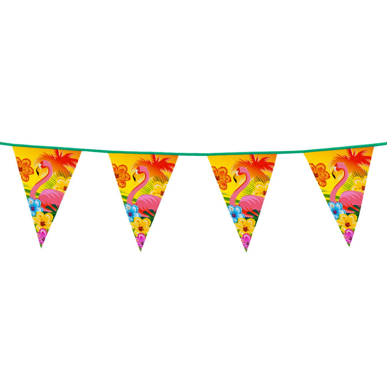 Op deze afbeelding zie je een Decoratie, van het merk Boland. Vlaggenlijn Flamingo Hibiscus Tropical Party