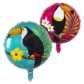 Folieballon Toekan Roze / Blauw Dubbelzijdig