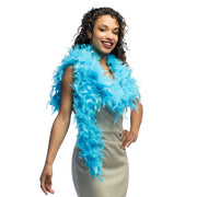 Op deze afbeelding zie je een Accessoires, van het merk Boland. Boa Party In Blue Turquoise