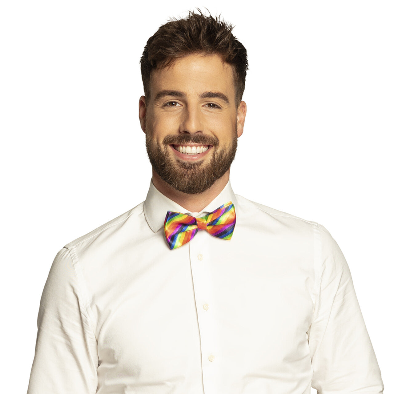Op deze afbeelding zie je een Accessoires, van het merk Boland. Rainbow Bow Vlinderstrik