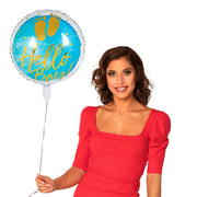 Op deze afbeelding zie je een Decoratie, van het merk Boland. Folieballon Hello Boy!