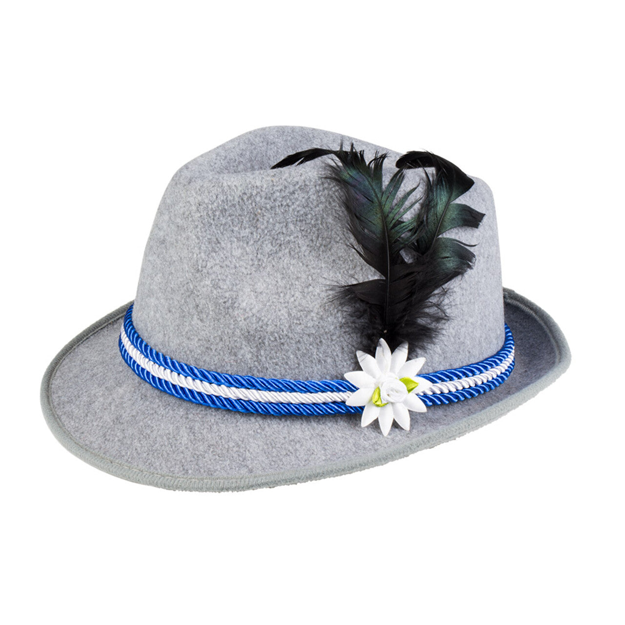 Op deze afbeelding zie je een Accessoires, van het merk Boland. Hoed Groeten Uit Tirol Grijs