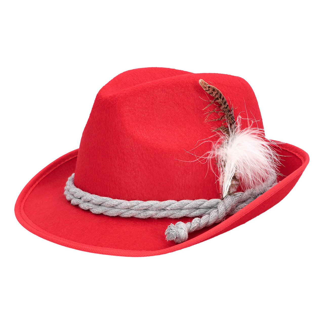 Op deze afbeelding zie je een Accessoires, van het merk Boland. Hoed Hansl Rood