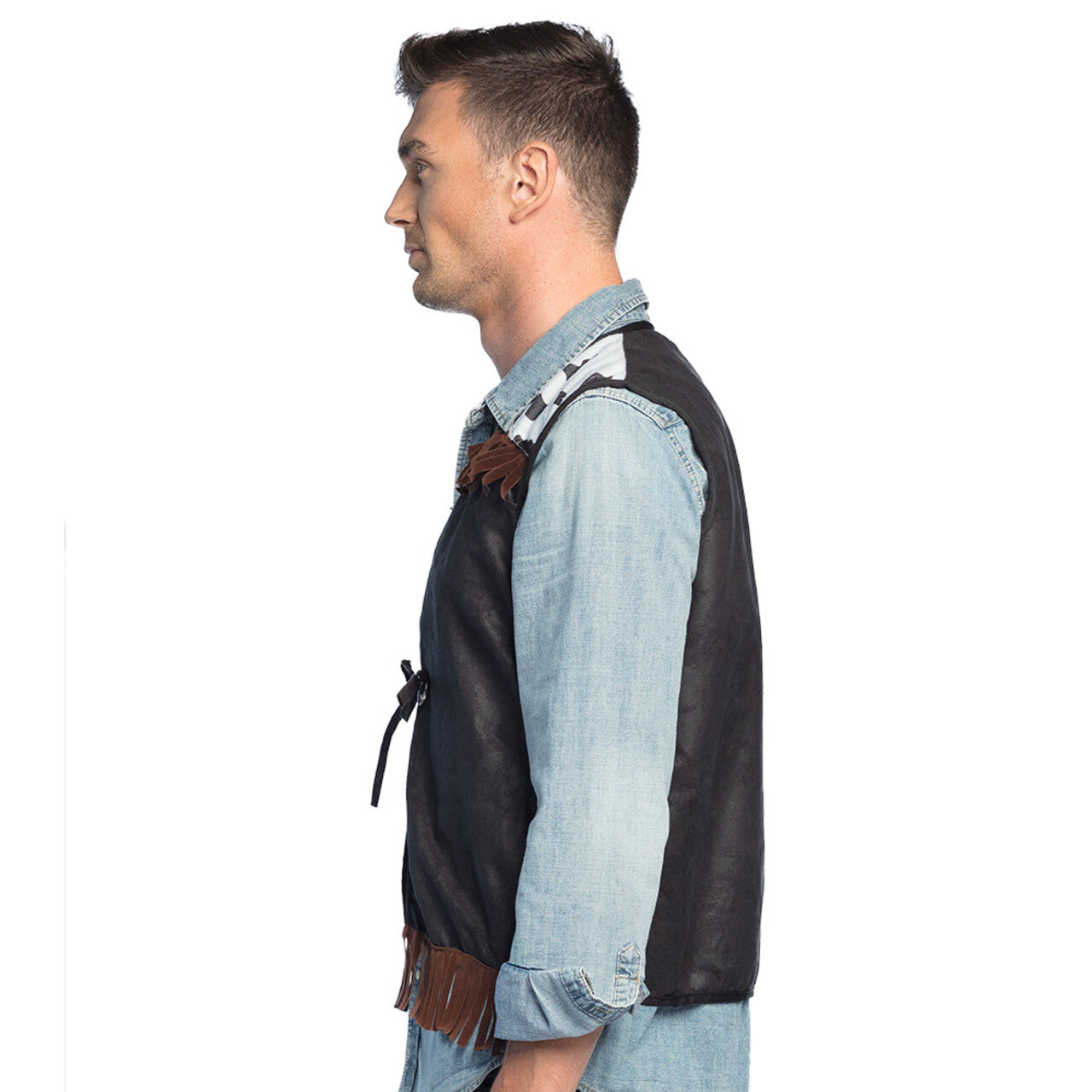 Op deze afbeelding zie je een Kostuums, van het merk Boland. Wild West Willy Vest Man