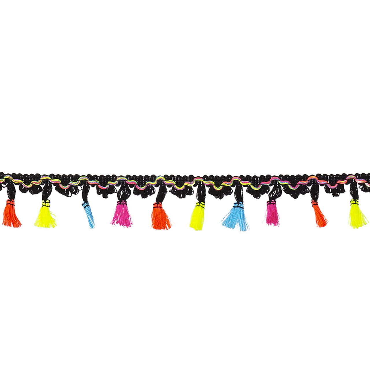 Op deze afbeelding zie je een Decoratie, van het merk Boland. Mexicaanse Slinger Met Vrolijke Kwastjes 2 Meter