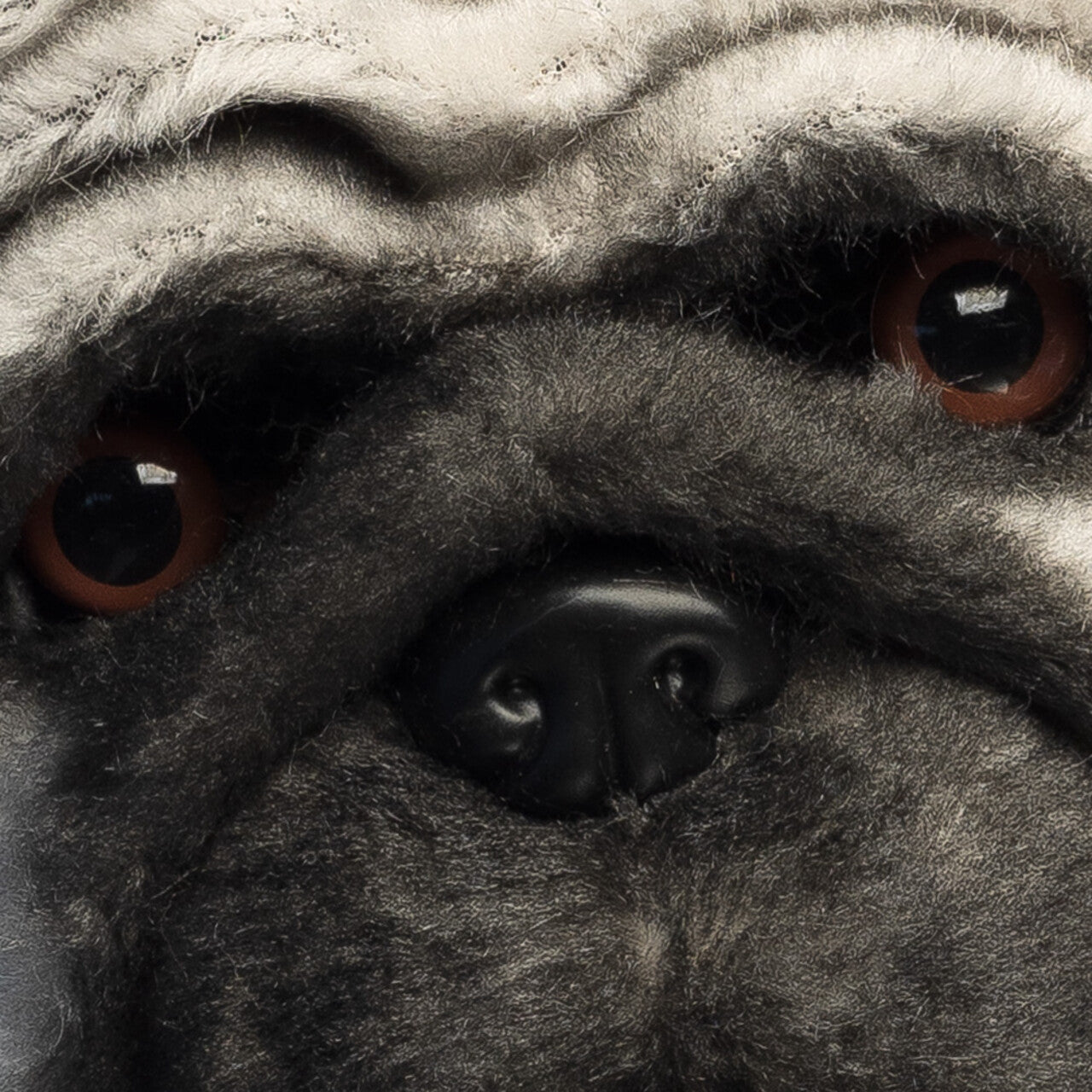 Op deze afbeelding zie je een Accessoires, van het merk Boland. Pluchen Masker Ugly As Pug