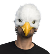 Op deze afbeelding zie je een Accessoires, van het merk Boland. Pluchen Halfmasker White Bird