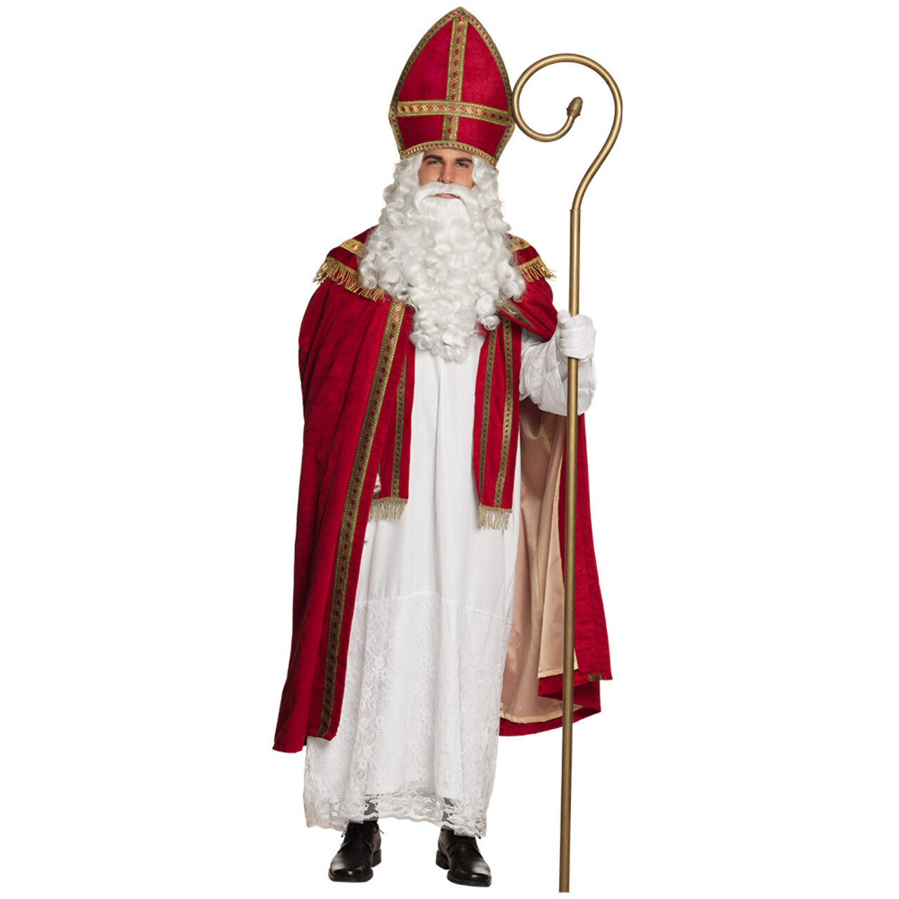 Op deze afbeelding zie je een Kostuums, van het merk Boland. Sinterklaas Goedheiligman Kostuum
