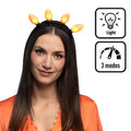 Oranje Boven Hoofdband Met Led Verlichting