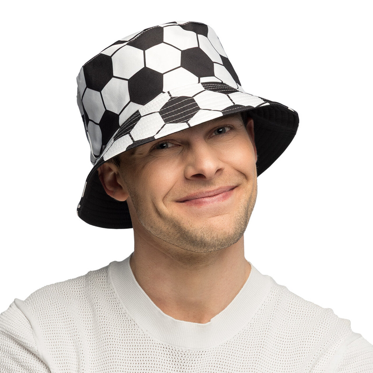 Op deze afbeelding zie je een Accessoires, van het merk Boland. Voetbal Fan Bucket Hat