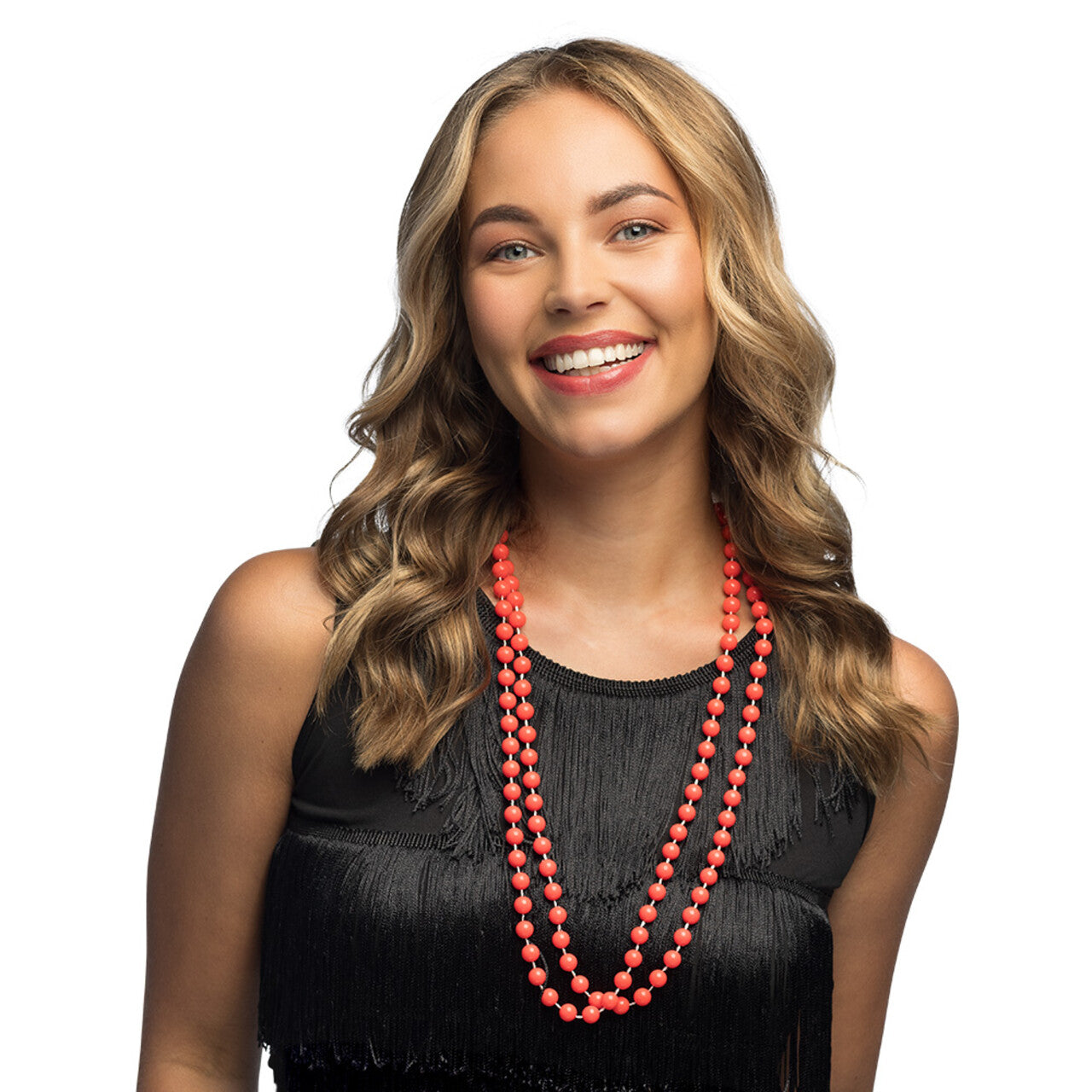 Op deze afbeelding zie je een Accessoires, van het merk Boland. Set 2 Kettingen Magali Rood