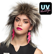 Op deze afbeelding zie je een Accessoires, van het merk Boland. Paar Oorbellen Flash Neonroze Uv