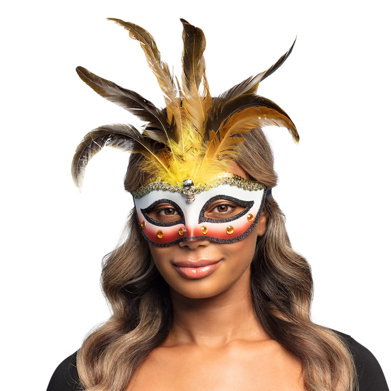 Op deze afbeelding zie je een Accessoires, van het merk Boland. Oogmasker Voodoo Magier