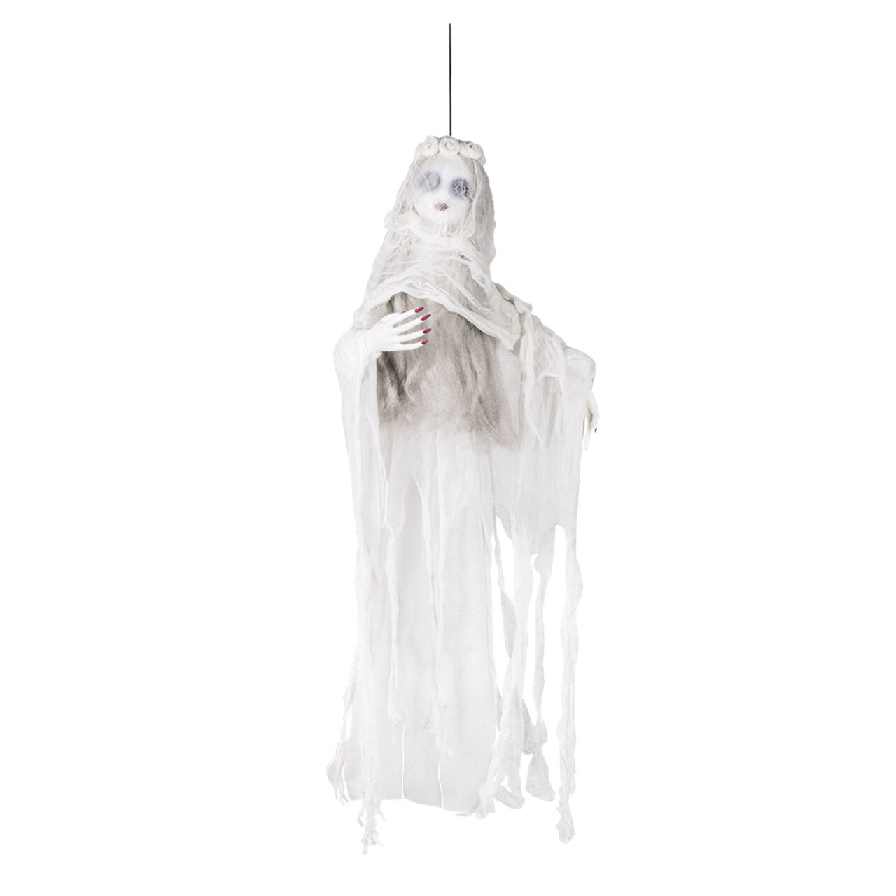 Op deze afbeelding zie je een Decoratie, van het merk Boland. Hangdecoratie Gesluierde Bruidsgeest