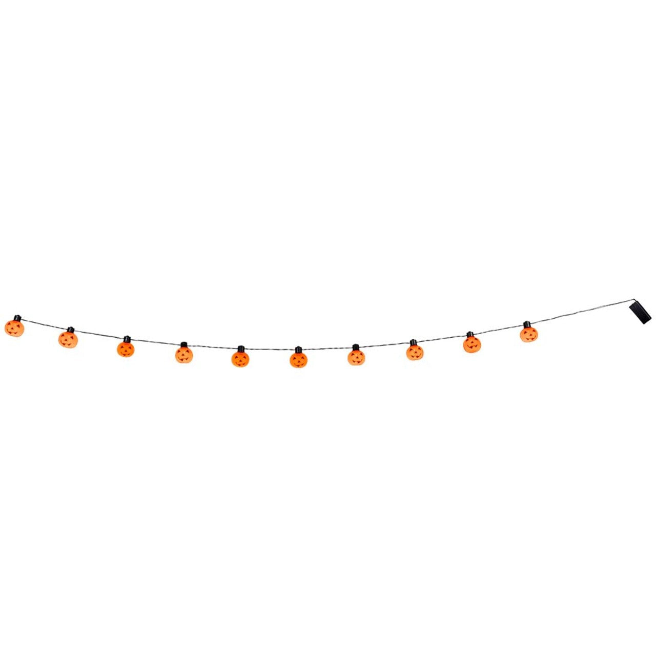 Op deze afbeelding zie je een Decoratie, van het merk Boland. Vrolijke Pompoen Lichtsnoer Led