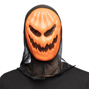 Op deze afbeelding zie je een Accessoires, van het merk Boland. Masker Creepy Pompoen Met Kap