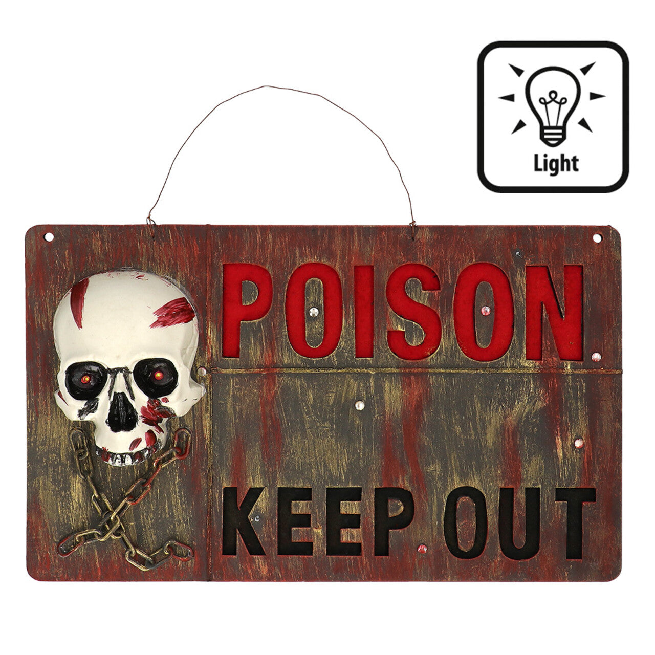 Op deze afbeelding zie je een Decoratie, van het merk Boland. Waarschuwingsbord Poison Keep Out