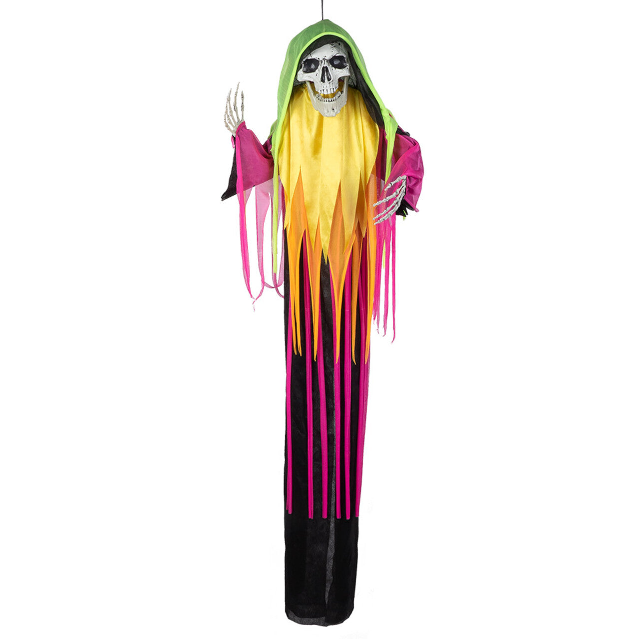 Op deze afbeelding zie je een Decoratie, van het merk Boland. Hangdecoratie Pop Flying Neon Reaper