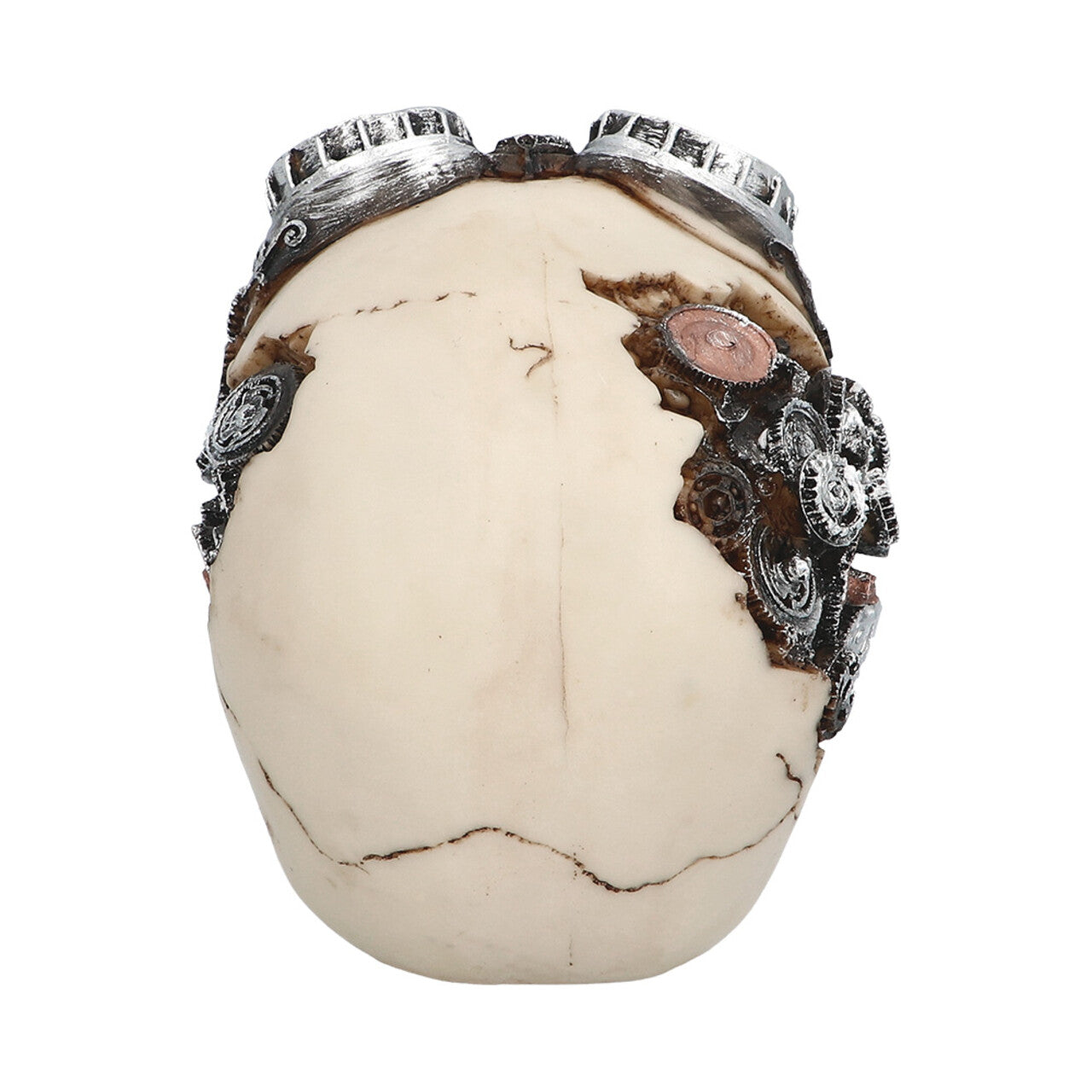 Op deze afbeelding zie je een Decoratie, van het merk Boland. Steampunk Tijdreiziger Skull Decoratie