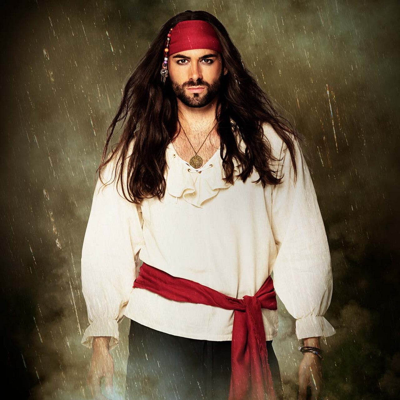 Op deze afbeelding zie je een Accessoires, van het merk Boland. Ketting Piratenamulet Schatkaart