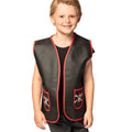 Piratenvest Zwart Skull Soldier Kind Kostuum