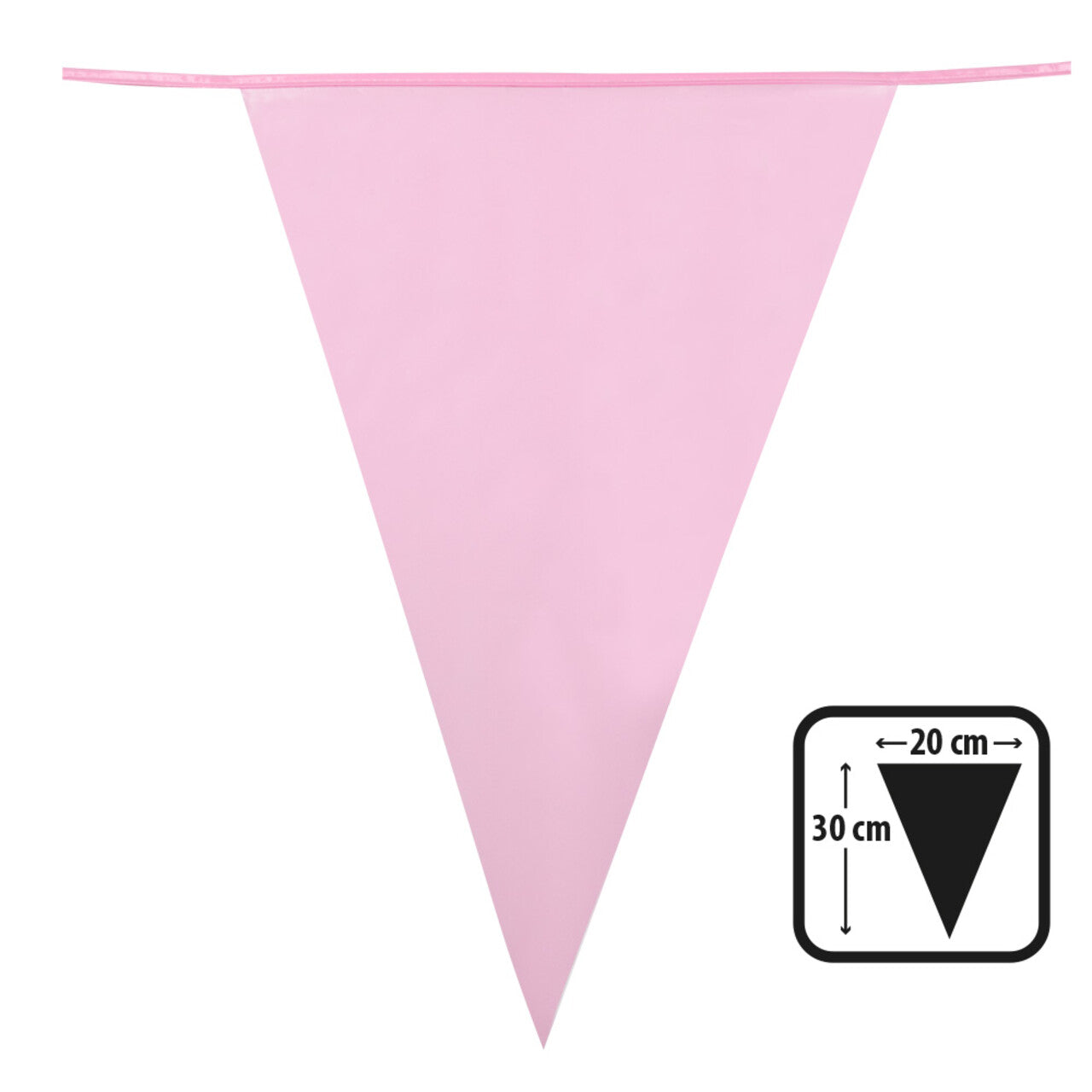 Op deze afbeelding zie je een Decoratie, van het merk Boland. Vlaggenlijn Pink Party