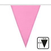 Op deze afbeelding zie je een Decoratie, van het merk Boland. Vlaggenlijn Baby Roze