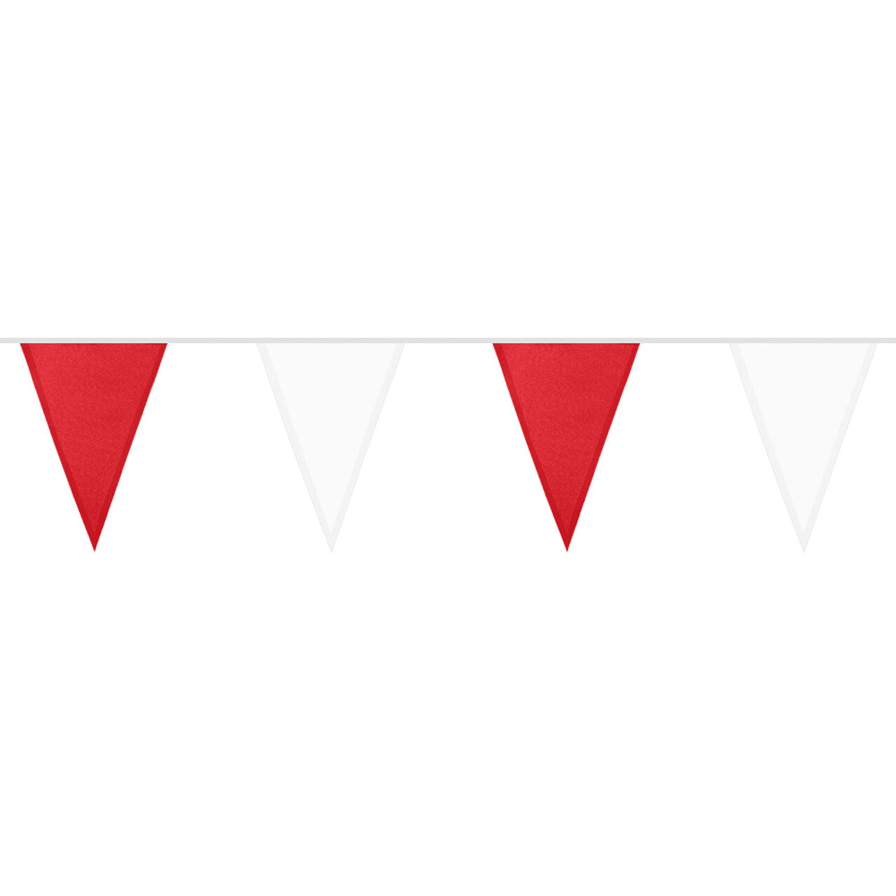 Op deze afbeelding zie je een Decoratie, van het merk Boland. Feest Vlaggenlijn Rood Wit