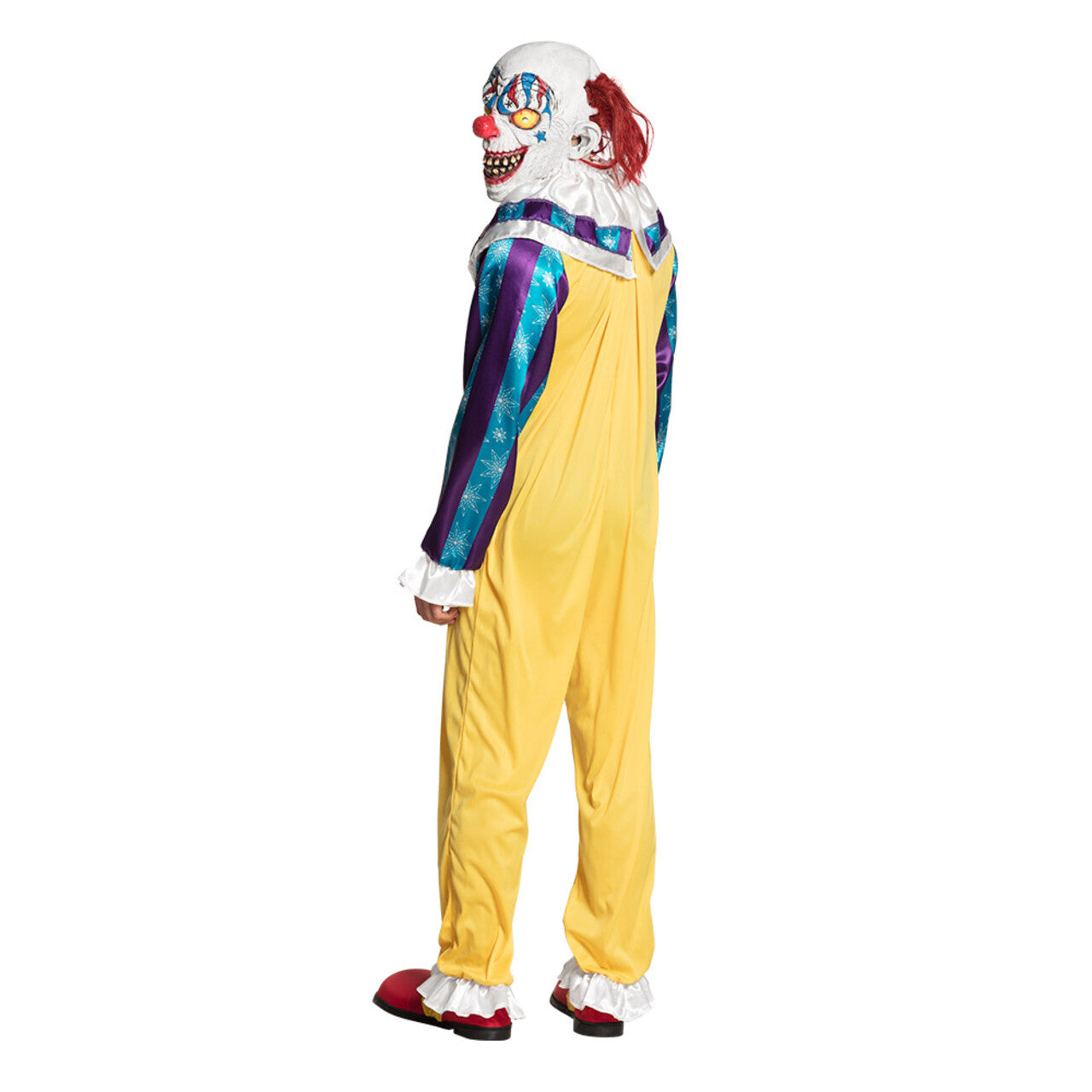 Op deze afbeelding zie je een Kostuums, van het merk Boland. Creeper Clown Claude Man Kostuum