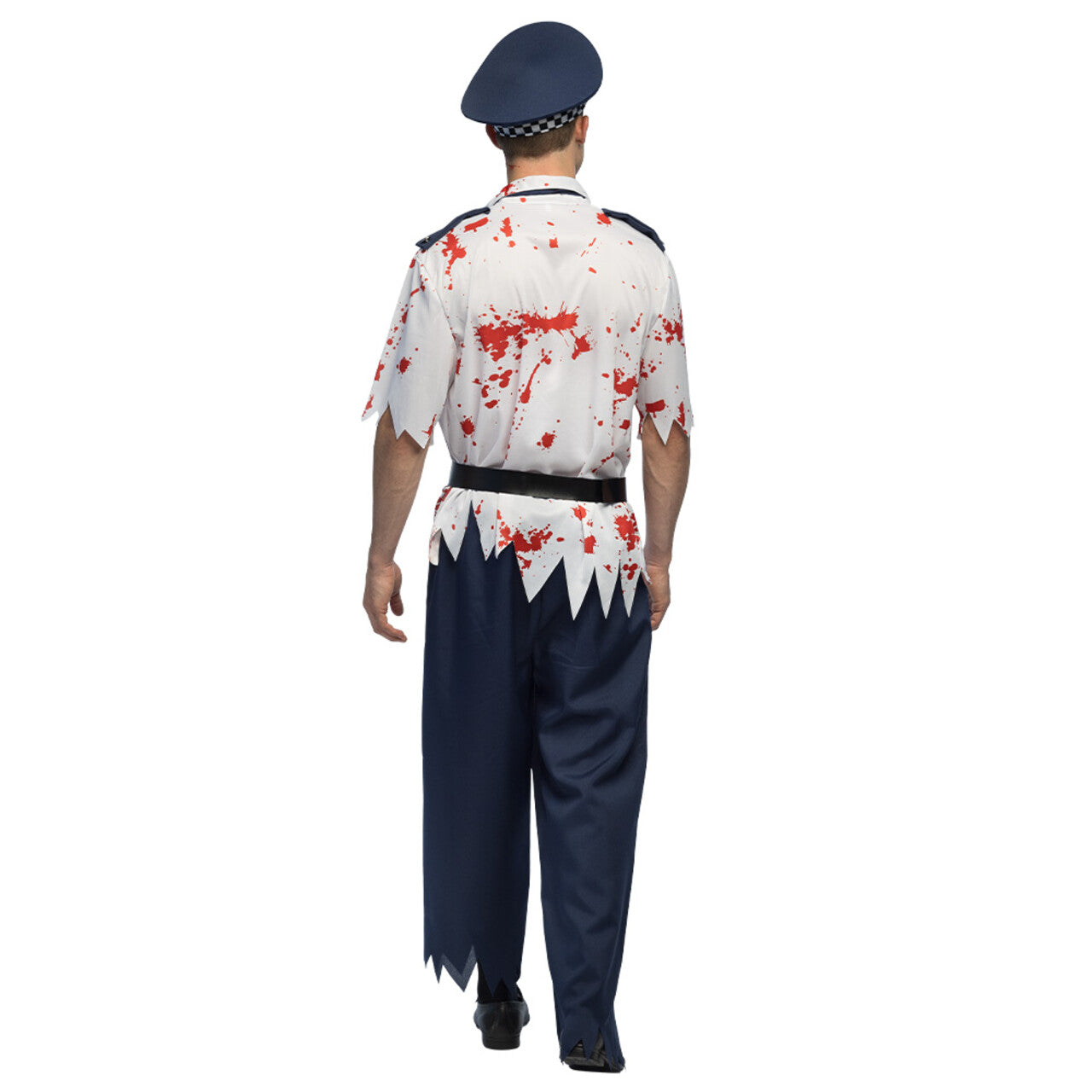 Op deze afbeelding zie je een Kostuums, van het merk Boland. Zombie Politieagent Walker Man Kostuum