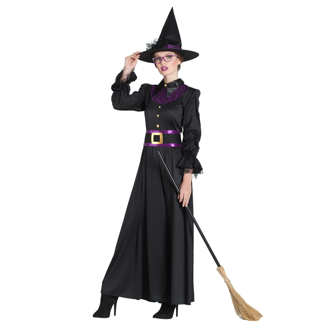 Op deze afbeelding zie je een Kostuums, van het merk Boland. Heks Wicca Toverkunst Vrouw Kostuum